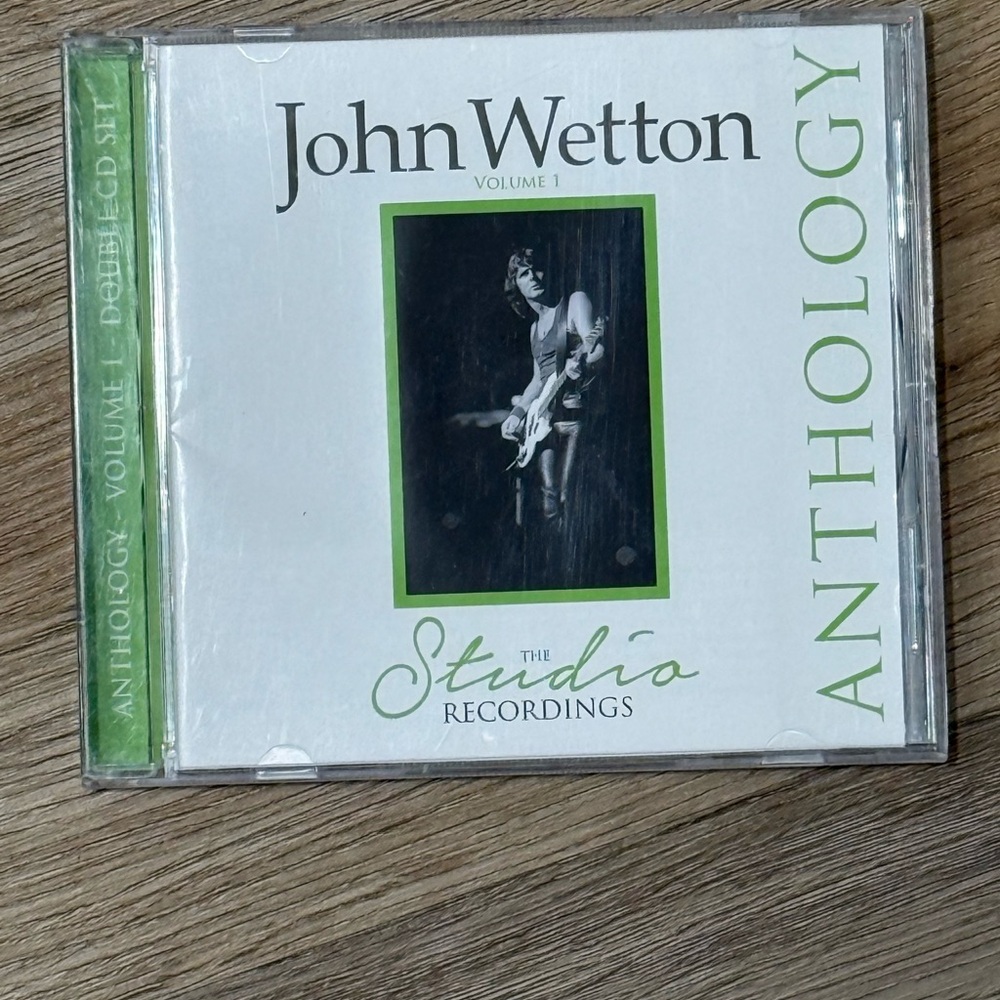 John Wetton Anthology Volume 1 CD - White & Green Cover